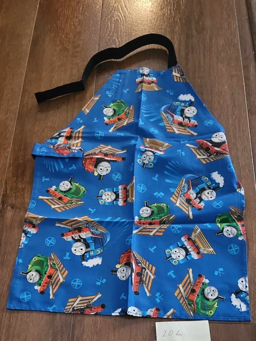 Thomas & Friends Blue Kids Bib Apron with Train Characters